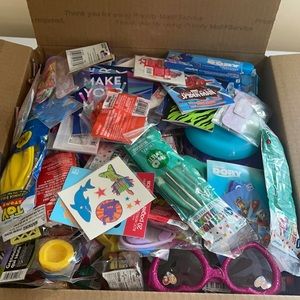 Mystery toy box for parties